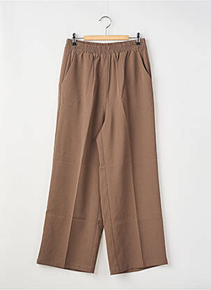 Pantalon droit marron GRACE & MILA femme