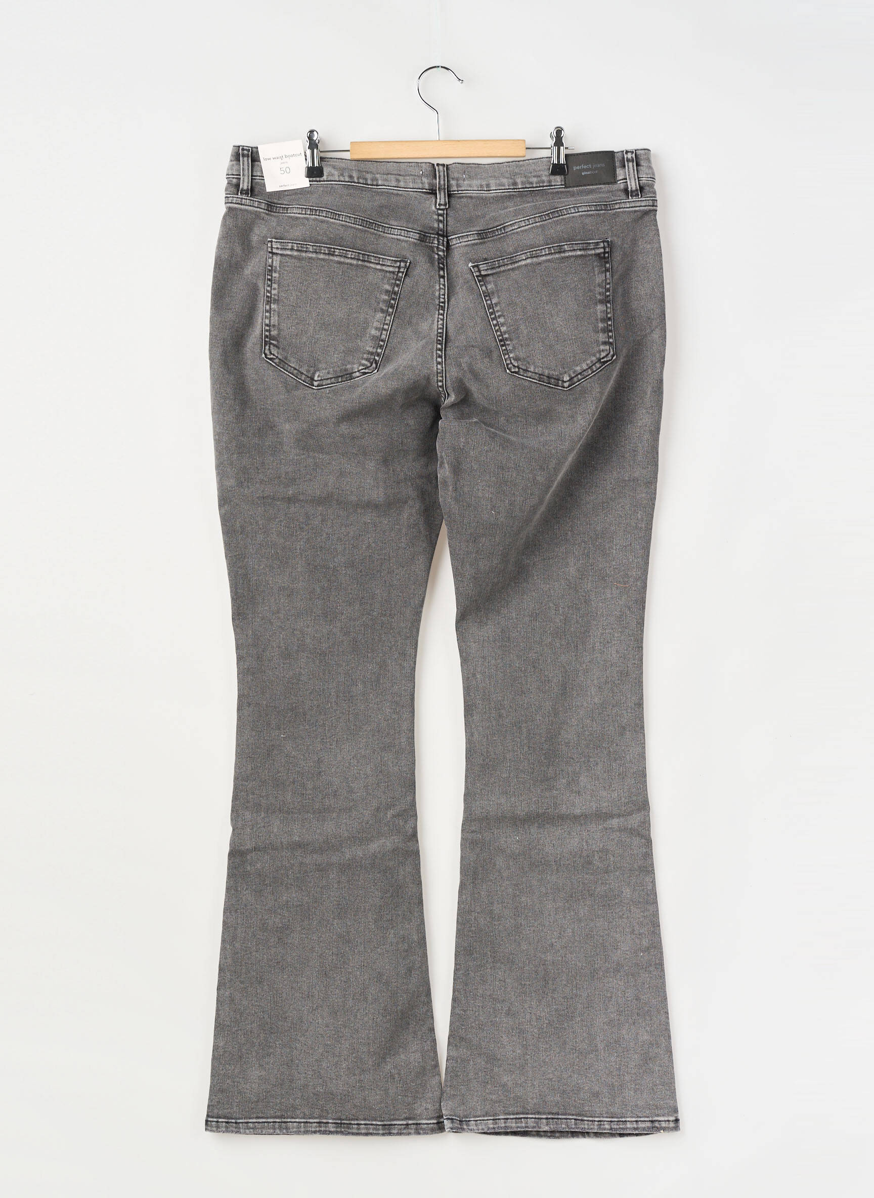 Jeans bootcut gris GINA TRICOT femme