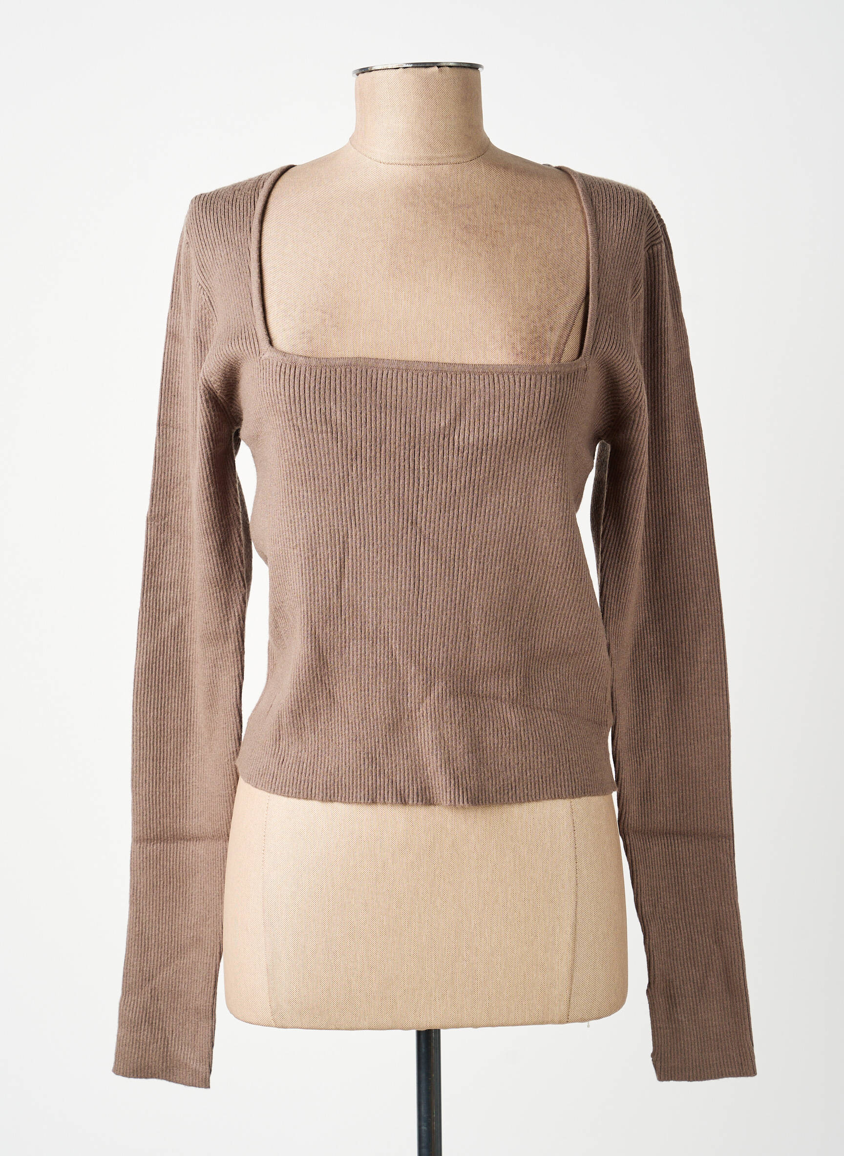 Top marron GINA TRICOT femme