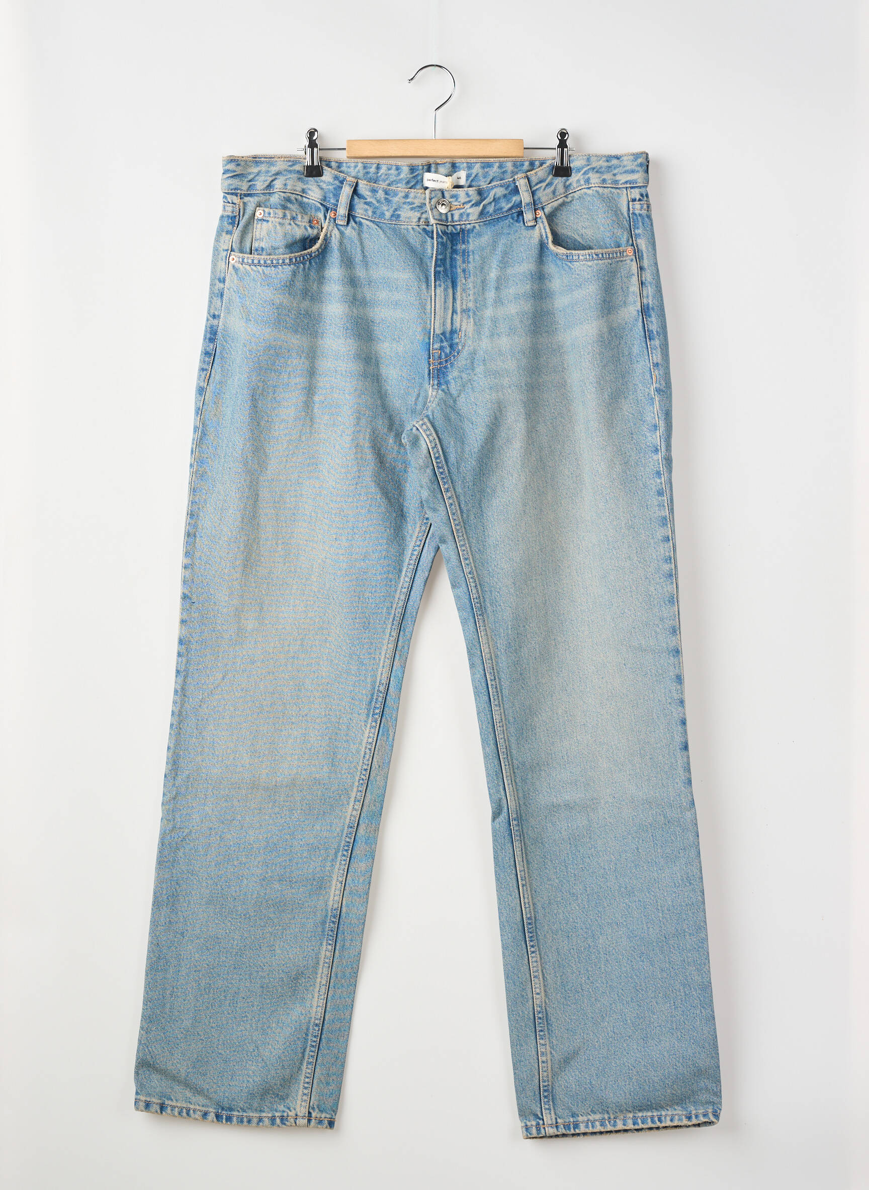 Jeans coupe droite bleu GINA TRICOT femme