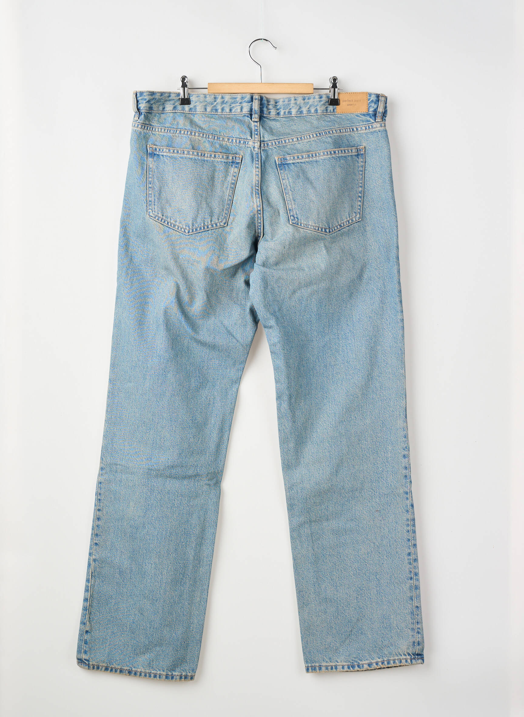 Jeans coupe droite bleu GINA TRICOT femme