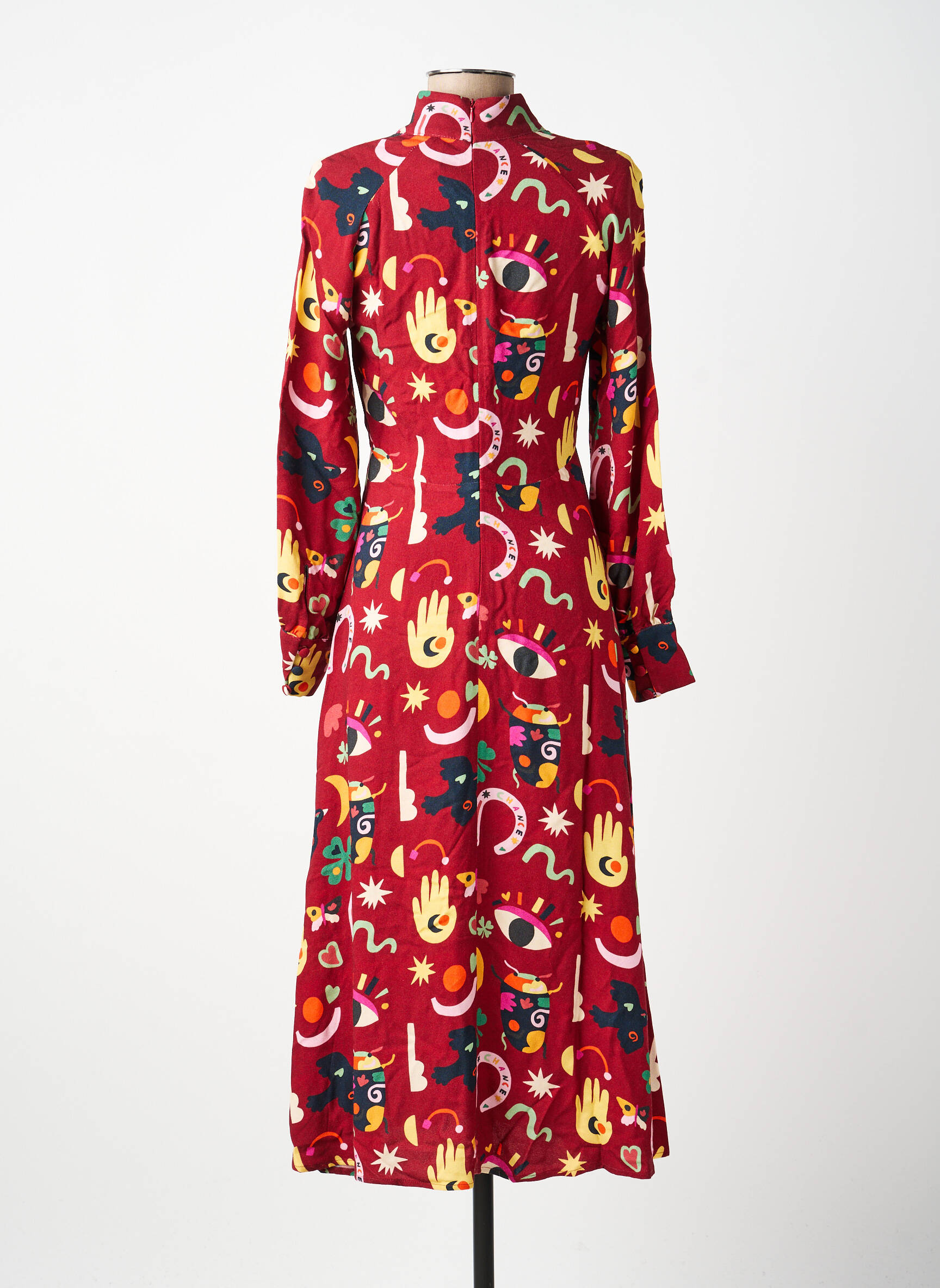 Robe longue rouge SOI PARIS femme
