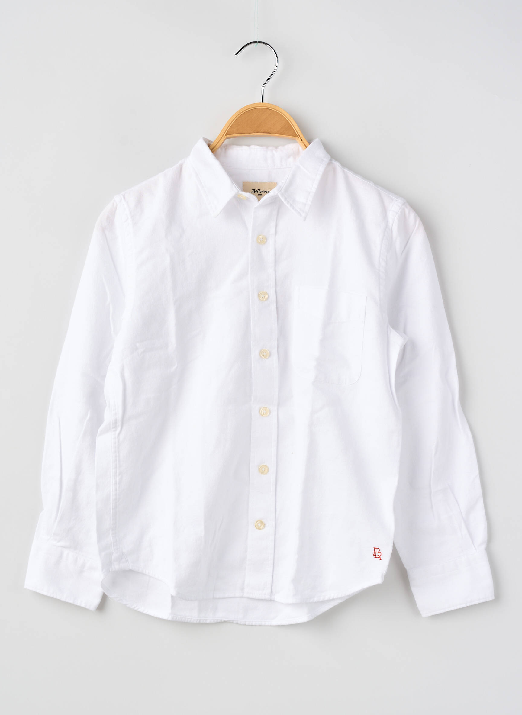 Chemise manches longues blanc BELLEROSE garçon