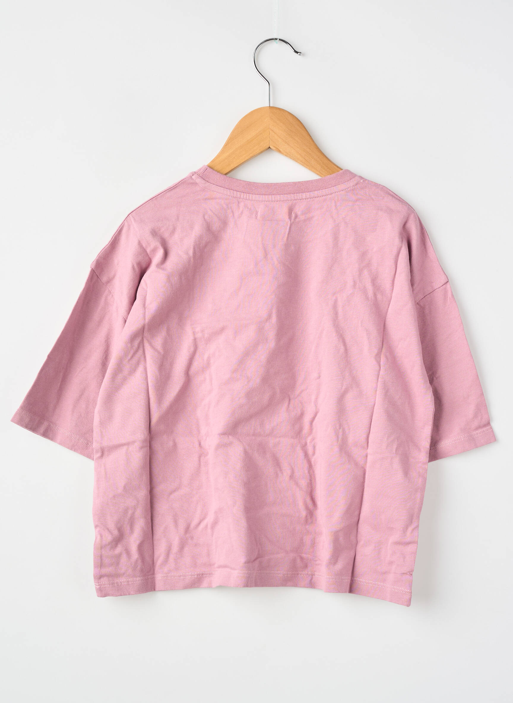 T-shirt rose THE NEW SOCIETY fille