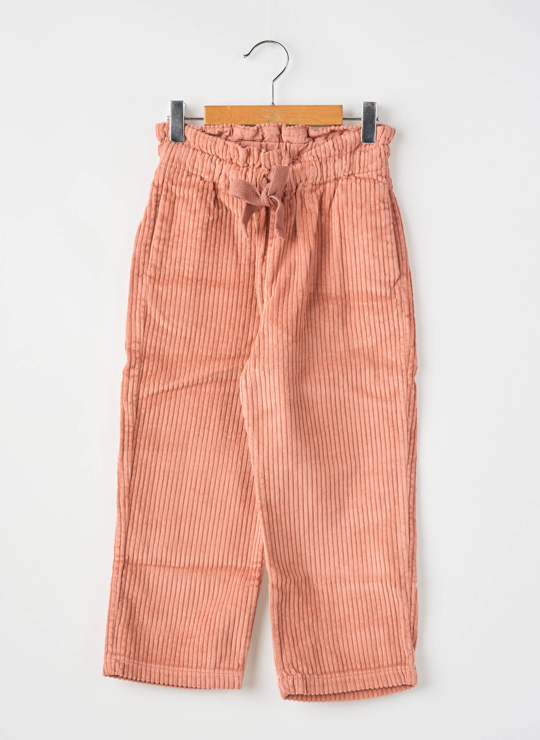 Pantalon droit orange THE NEW SOCIETY fille