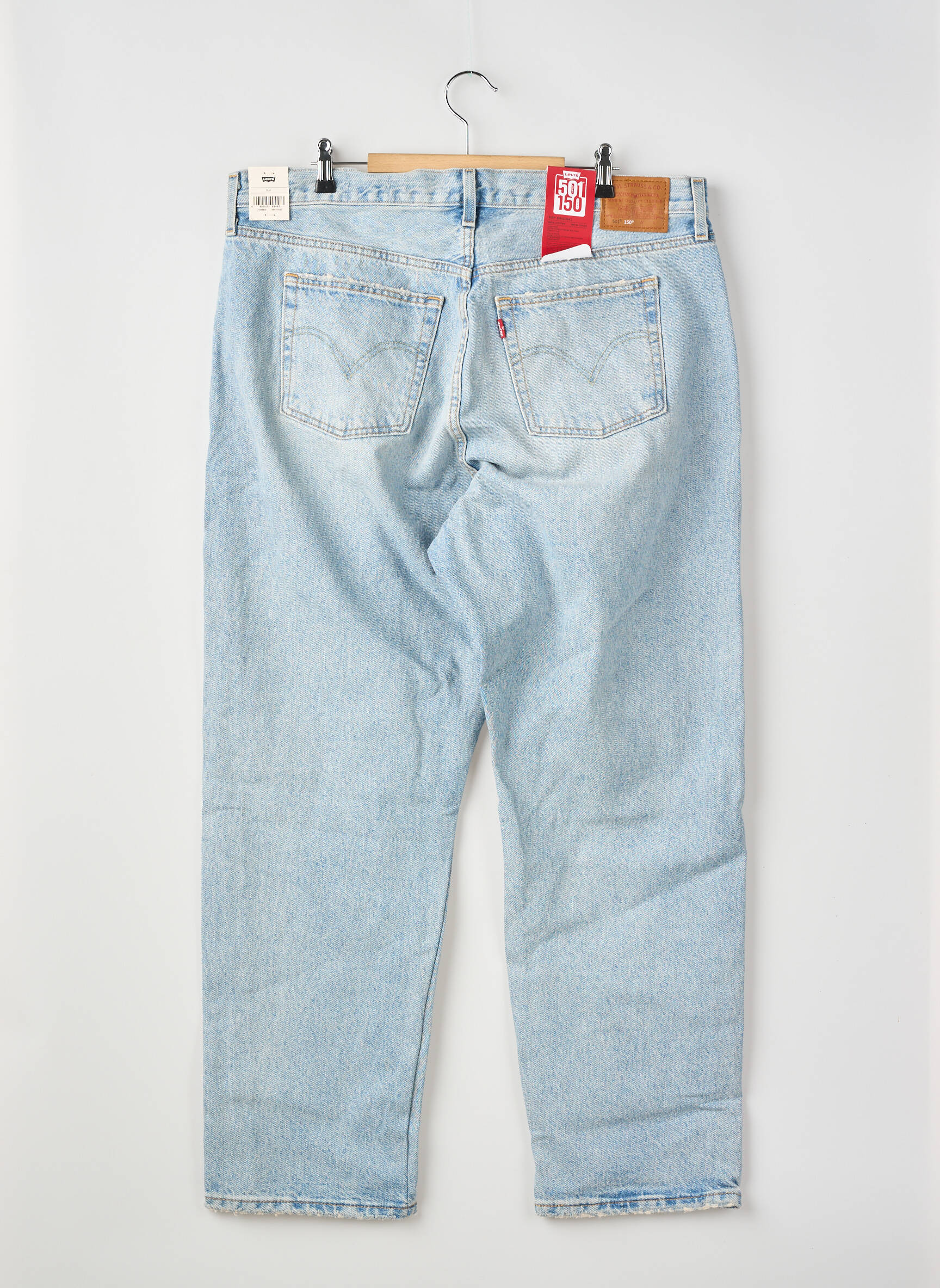 Jeans coupe droite bleu LEVI'S femme
