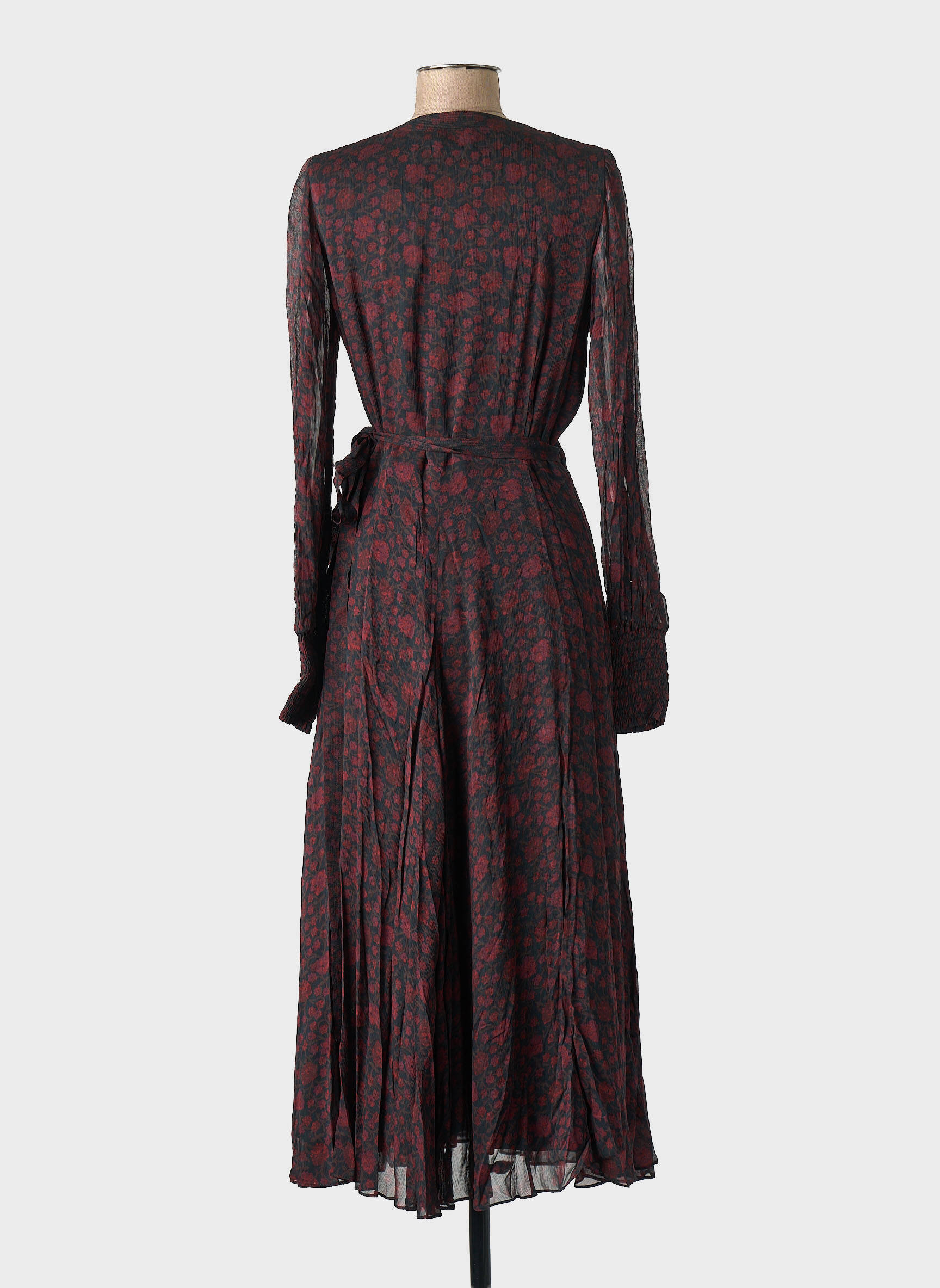 Robe mi-longue noir RALPH LAUREN femme