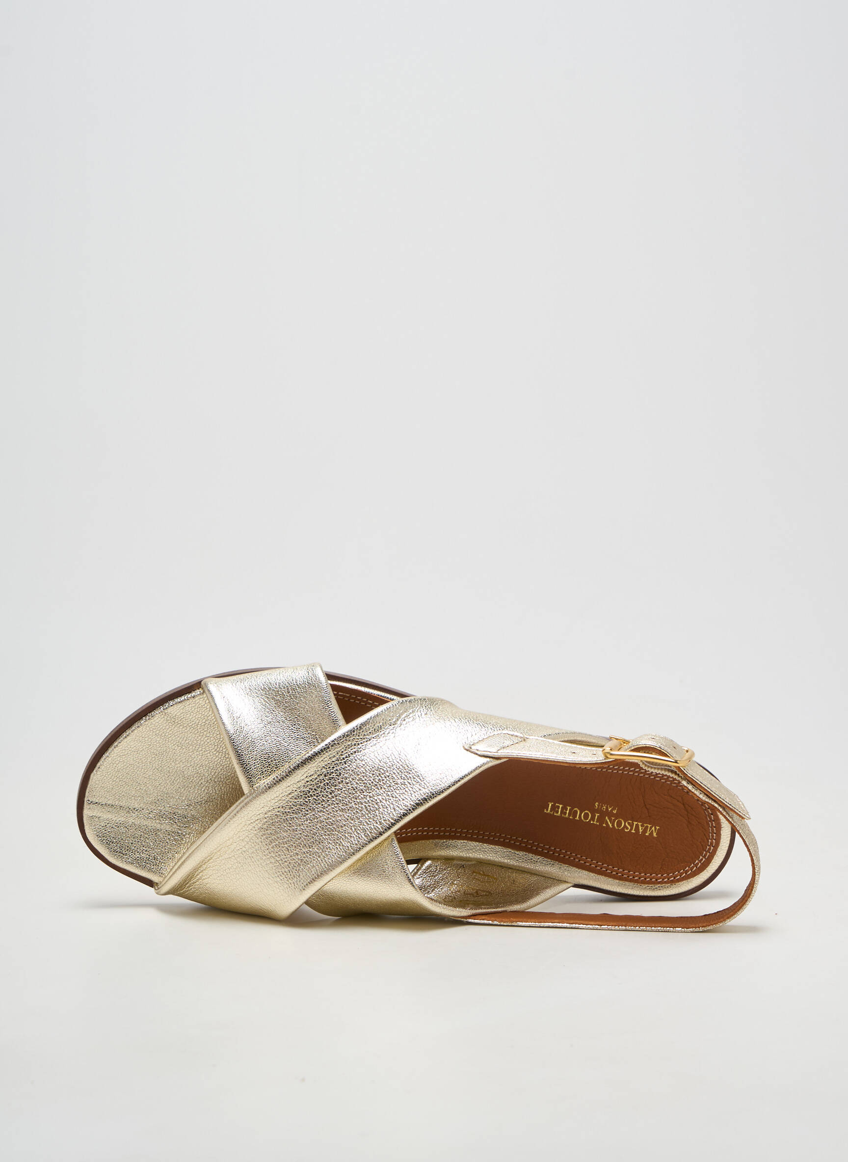 Sandales/nu pieds argent MAISON TOUFET femme