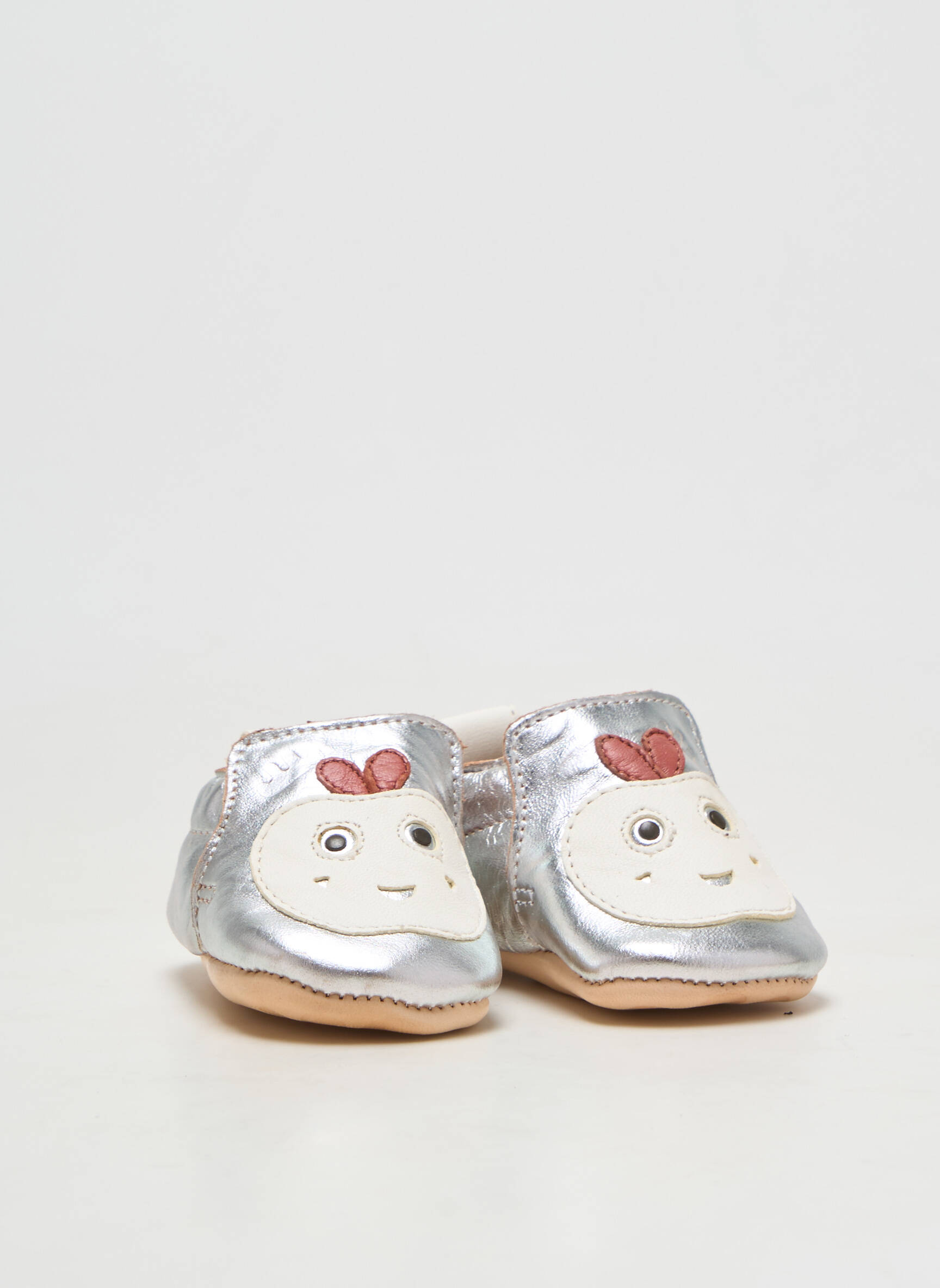 Chaussons/pantoufles argent EASY PEASY fille