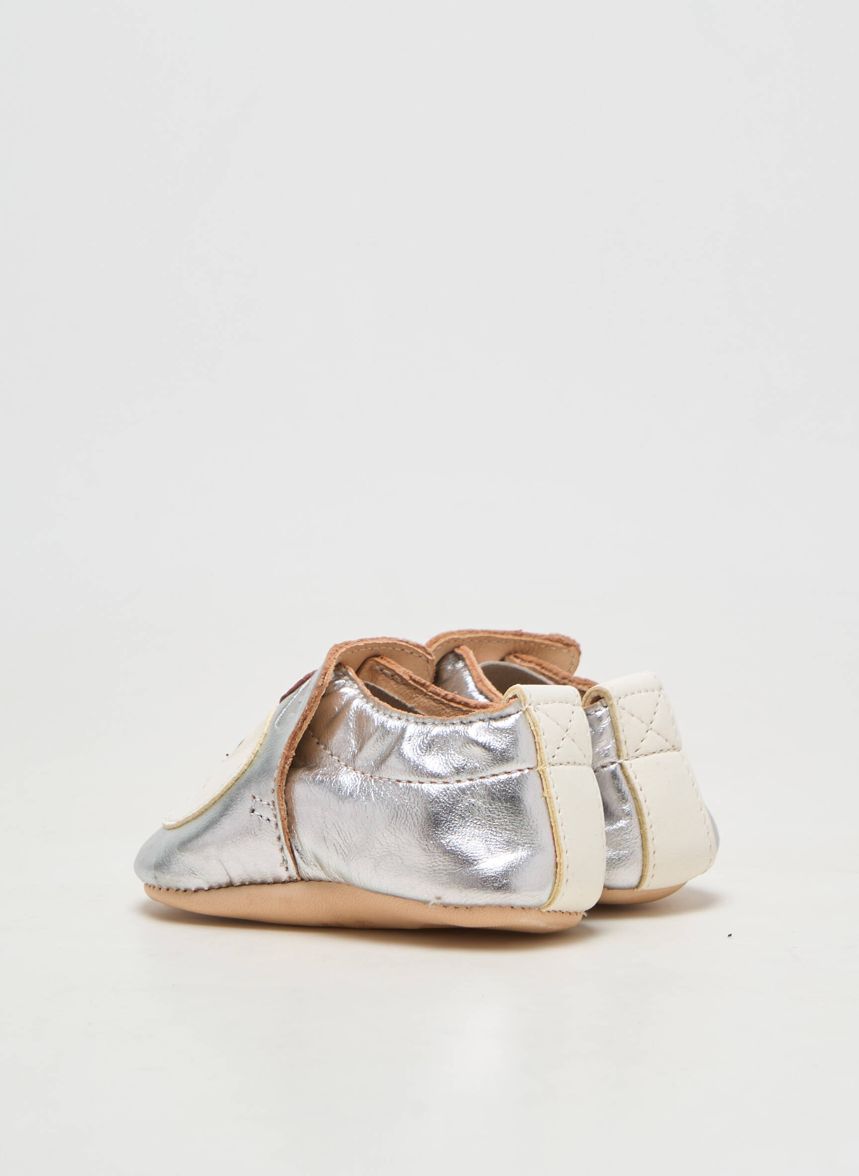 Chaussons/pantoufles argent EASY PEASY fille