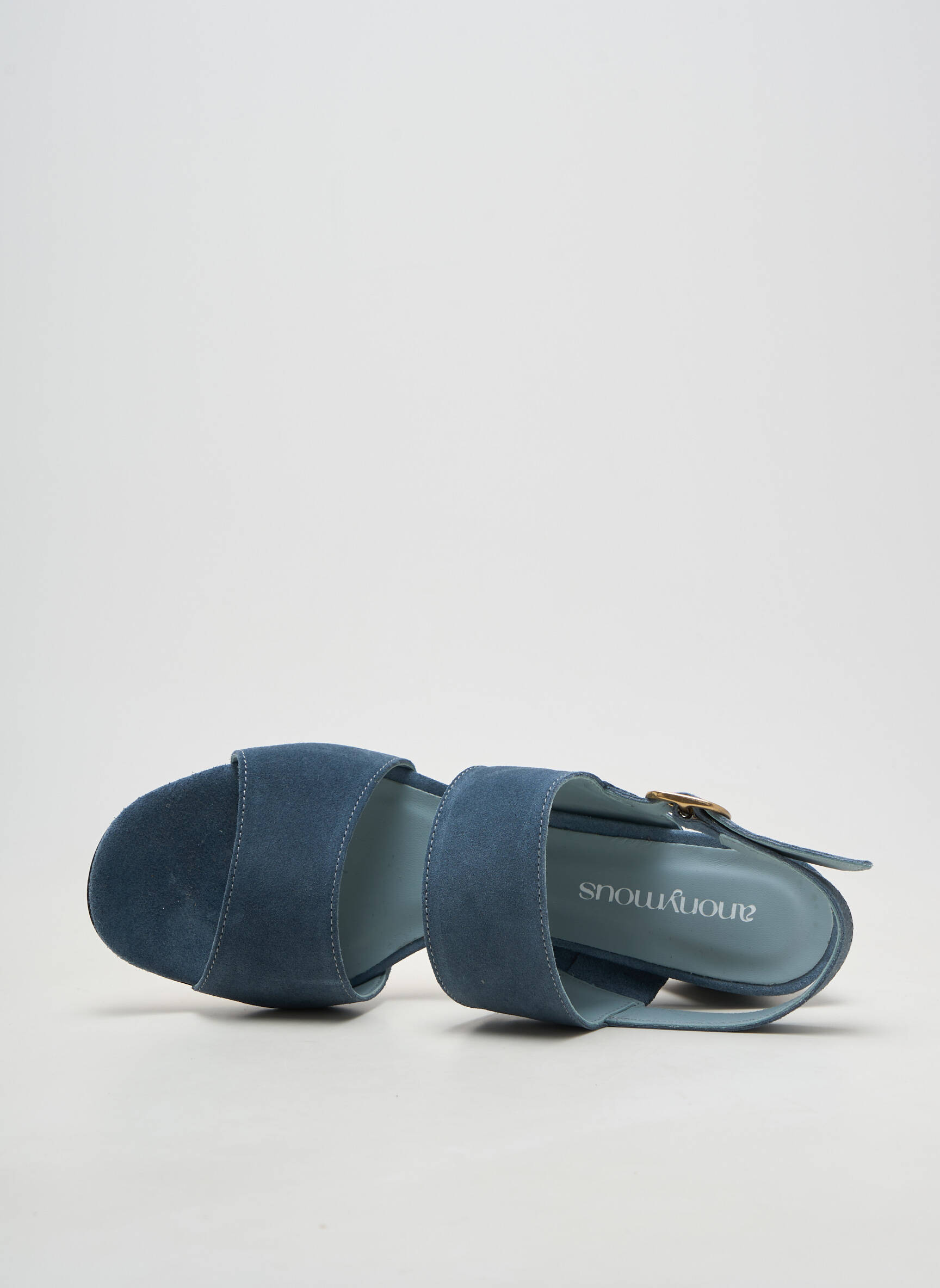 Sandales/nu pieds bleu ANONYMOUS COPENHAGEN femme