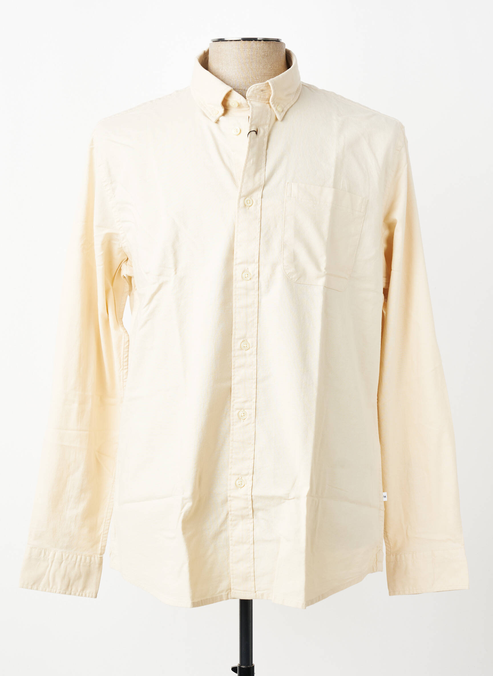 Chemise manches longues beige SELECTED homme