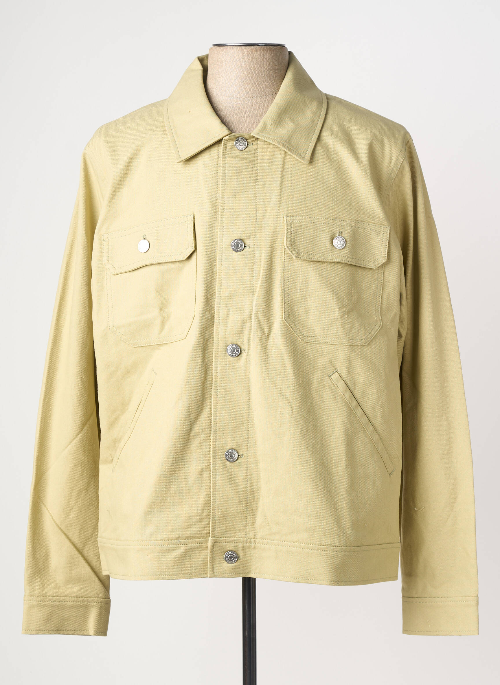 Veste en jean vert SAMSOE & SAMSOE homme