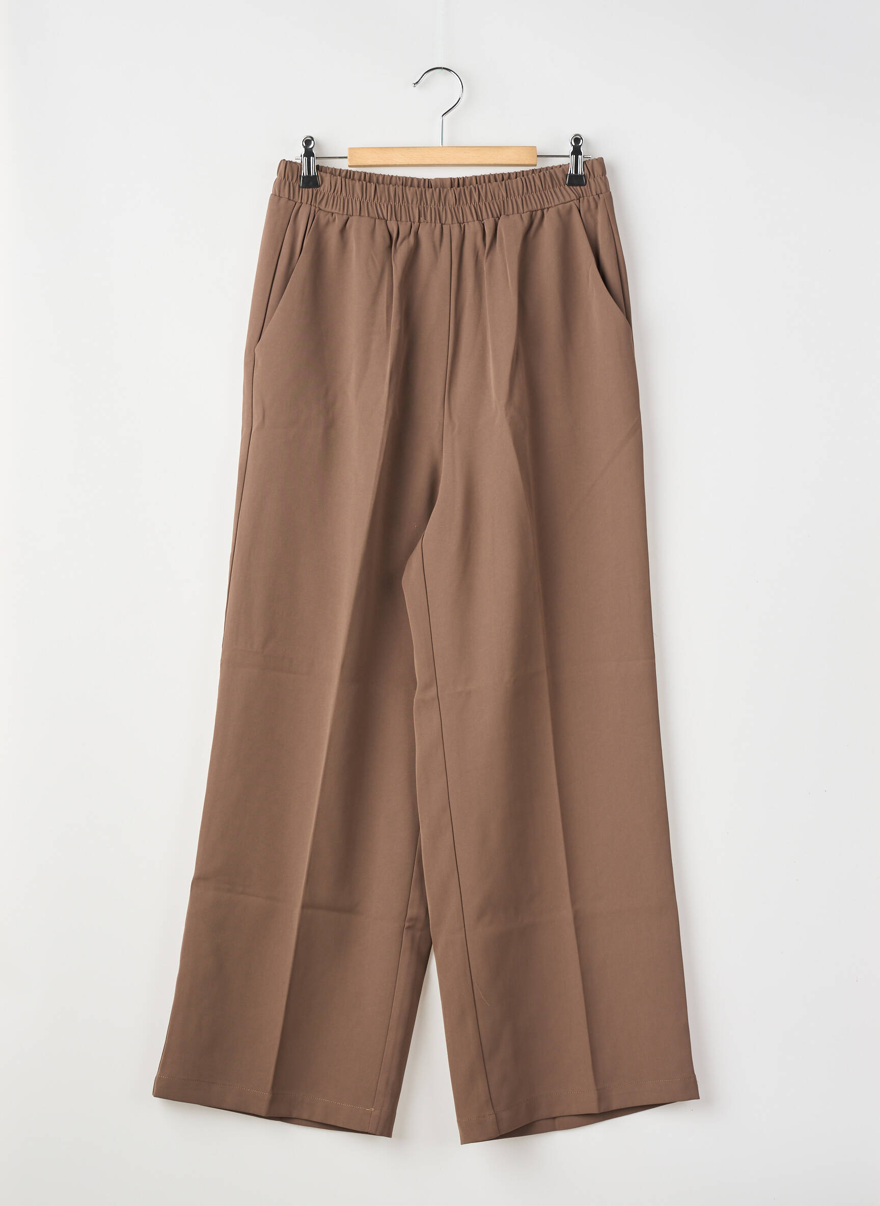 Pantalon droit marron GRACE & MILA femme
