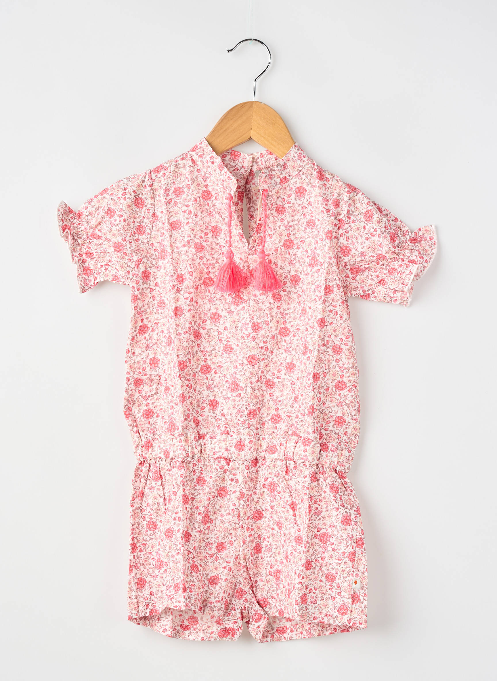 Combishort rose PETITE LUCETTE fille