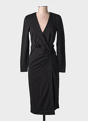 Robe mi-longue noir IRO femme