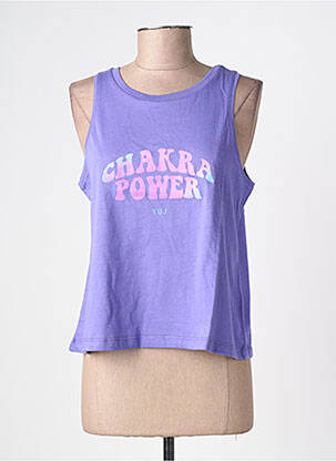 T-shirt violet YUJ PARIS femme