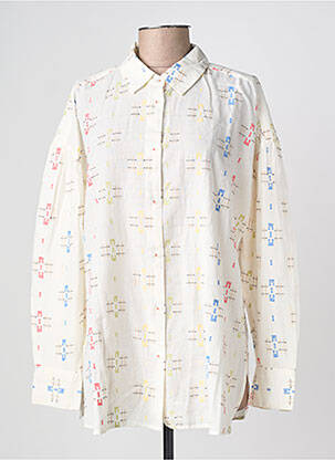 Chemise manches longues gris BELLEROSE femme