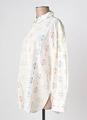 Chemise manches longues gris BELLEROSE femme