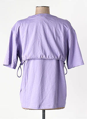 T-shirt violet ADIDAS femme