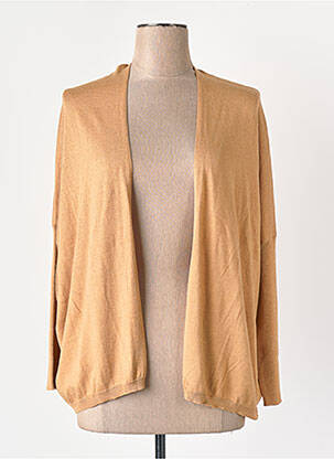 Gilet manches longues marron GRACE & MILA femme