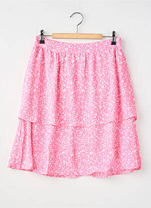 Jupe courte rose MSCH COPENHAGEN femme