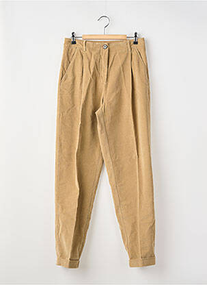 Pantalon droit marron POMANDERE femme