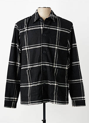 Chemise manches longues noir MINIMUM homme
