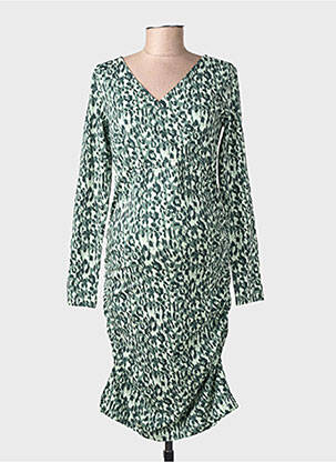 Robe maternité vert MAMA LICIOUS femme