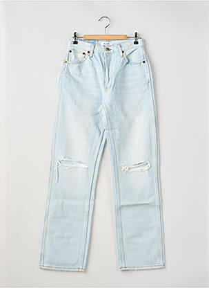 Jeans coupe droite bleu RE/DONE femme