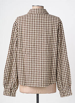 Chemise manches longues beige OBJECT femme