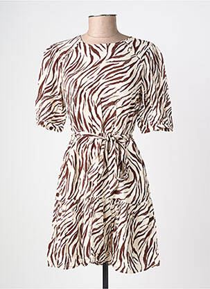Robe courte beige GRACE & MILA femme