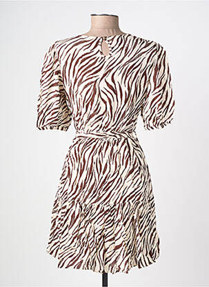 Robe courte beige GRACE & MILA femme
