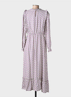Robe mi-longue violet THE NEW SOCIETY femme