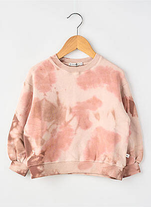 Sweat-shirt marron THE NEW SOCIETY fille