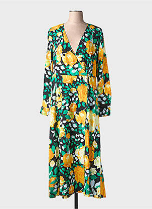Robe longue vert OBJECT femme