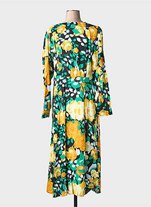 Robe longue vert OBJECT femme