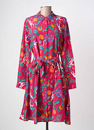 Robe mi-longue rose SOI PARIS femme