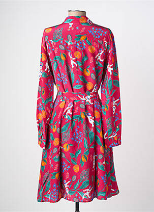 Robe mi-longue rose SOI PARIS femme
