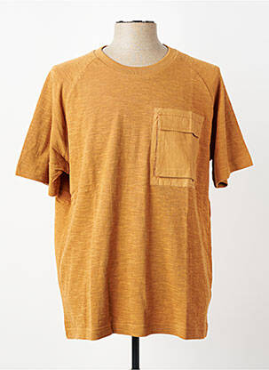 T-shirt marron KNOWLEDGE COTTON APPAREL homme