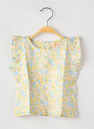Blouse jaune LA PETITE COLLECTION fille
