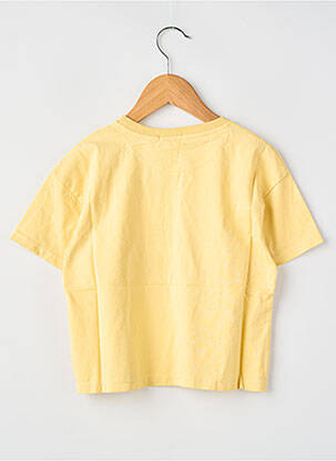 T-shirt jaune THE NEW SOCIETY fille
