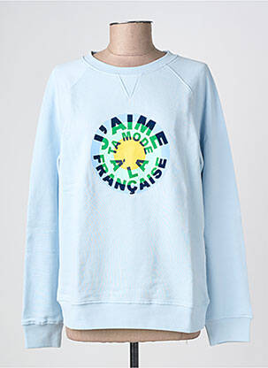 Sweat-shirt bleu LA PETITE FRANCAISE femme