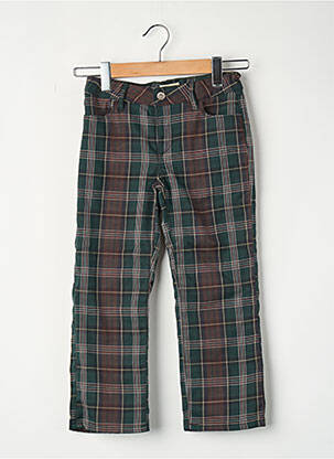 Pantalon droit vert BELLEROSE fille