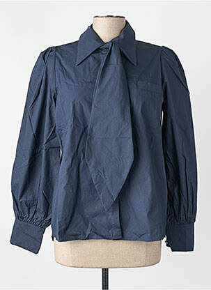 Chemise manches longues bleu THE LABEL EDITION femme