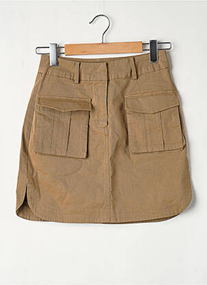Jupe courte marron VILA femme