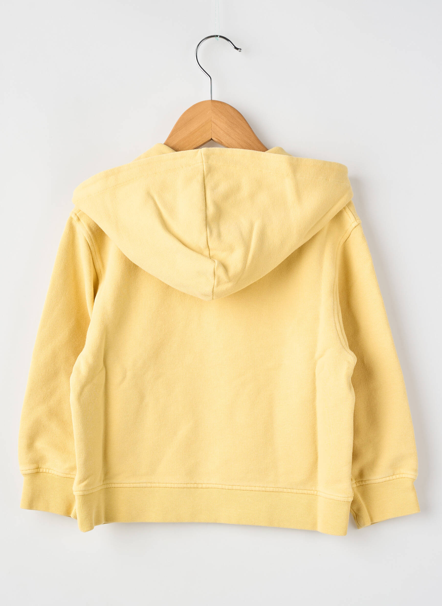 Sweat-shirt à capuche jaune THE NEW SOCIETY fille