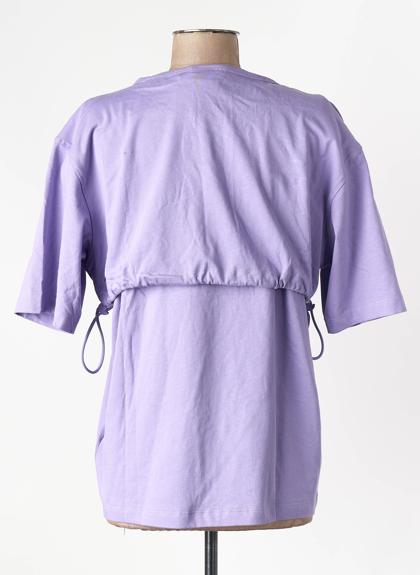 T-shirt violet ADIDAS femme