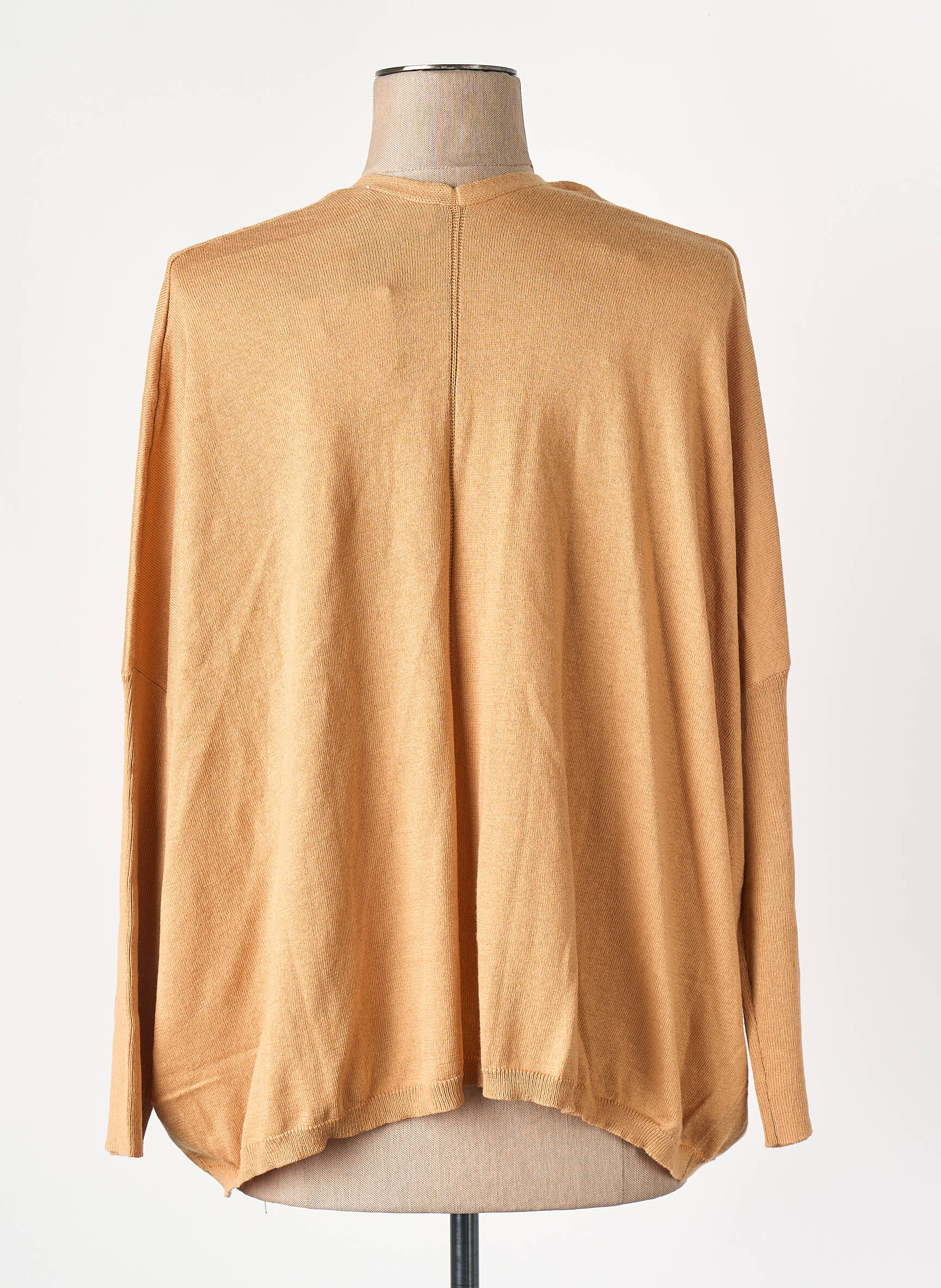 Gilet manches longues marron GRACE & MILA femme