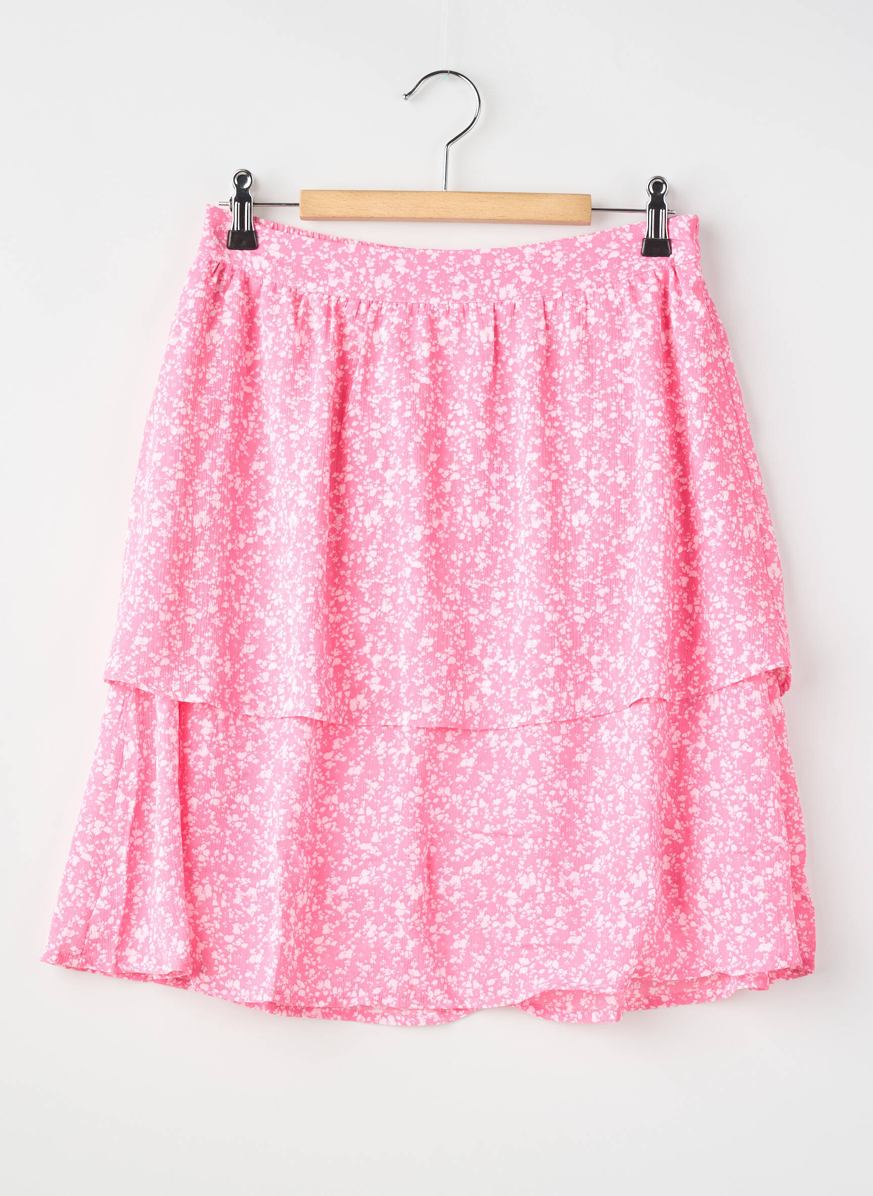 Jupe courte rose MSCH COPENHAGEN femme